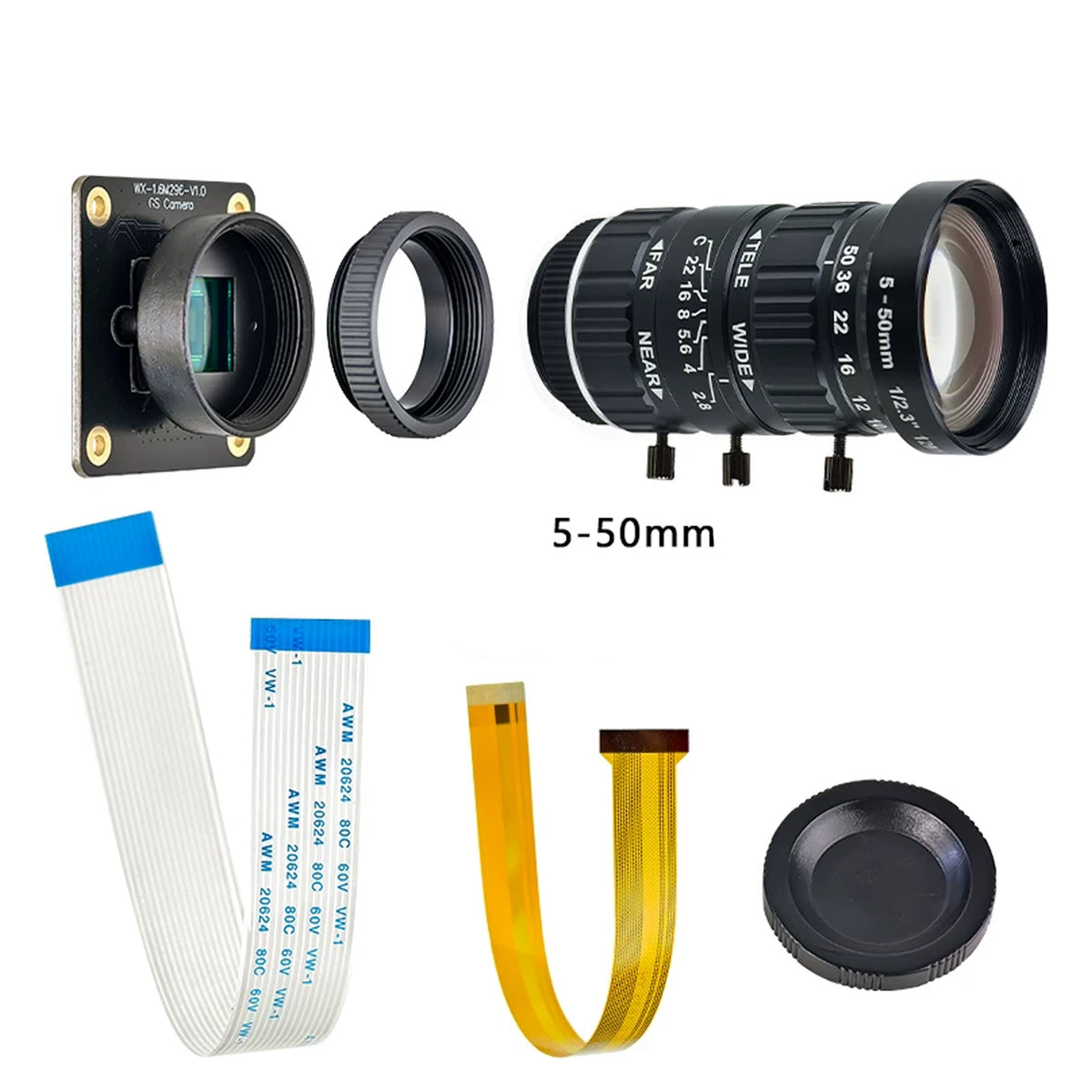 IMX296 1.6MP Global Shutter Camera Module for Raspberry Pi