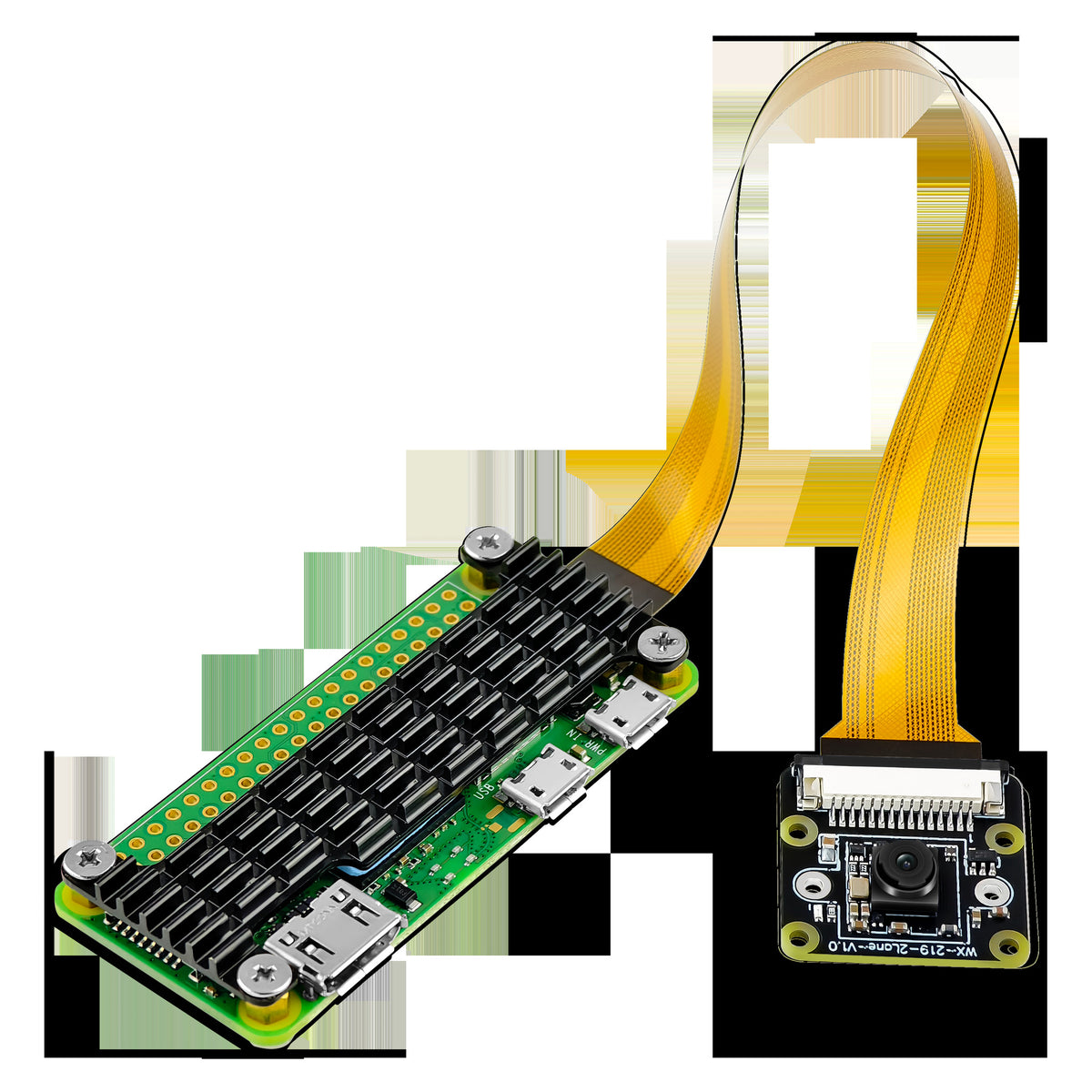 Module caméra CSI OV5647 5 MP pour Raspberry Pi 4B/5B – 1080p 30 ips, grand angle 150°, nappe FPC plug-and-play – IA, sécurité et robotique