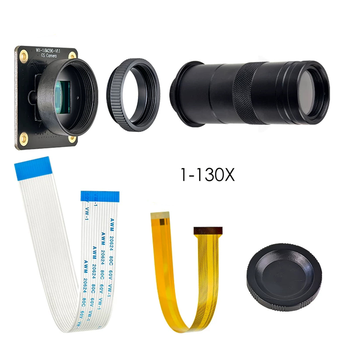 IMX296 1.6MP Global Shutter Camera Module for Raspberry Pi